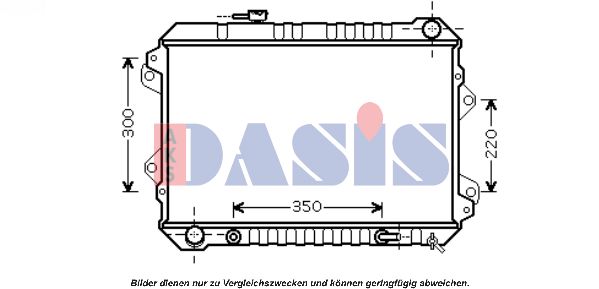 AKS DASIS Radiaator,mootorijahutus 110049N